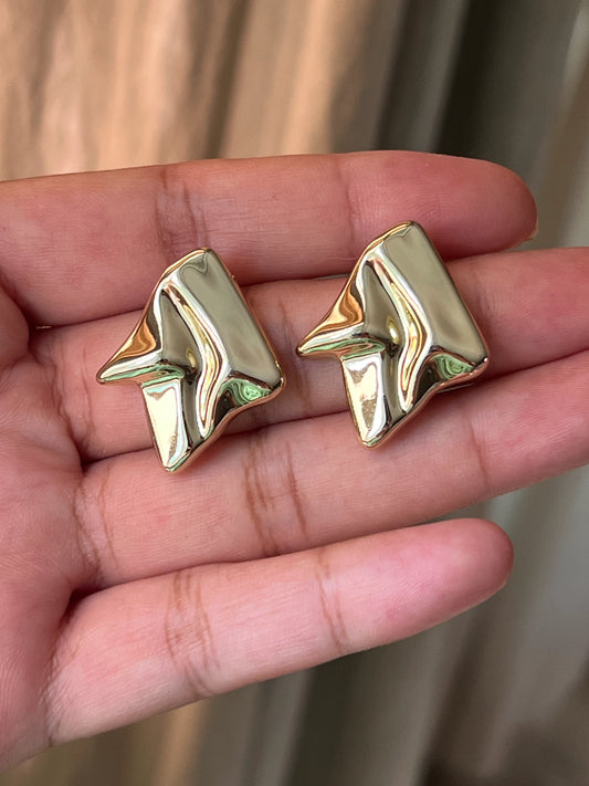 Korean gold plated earrings