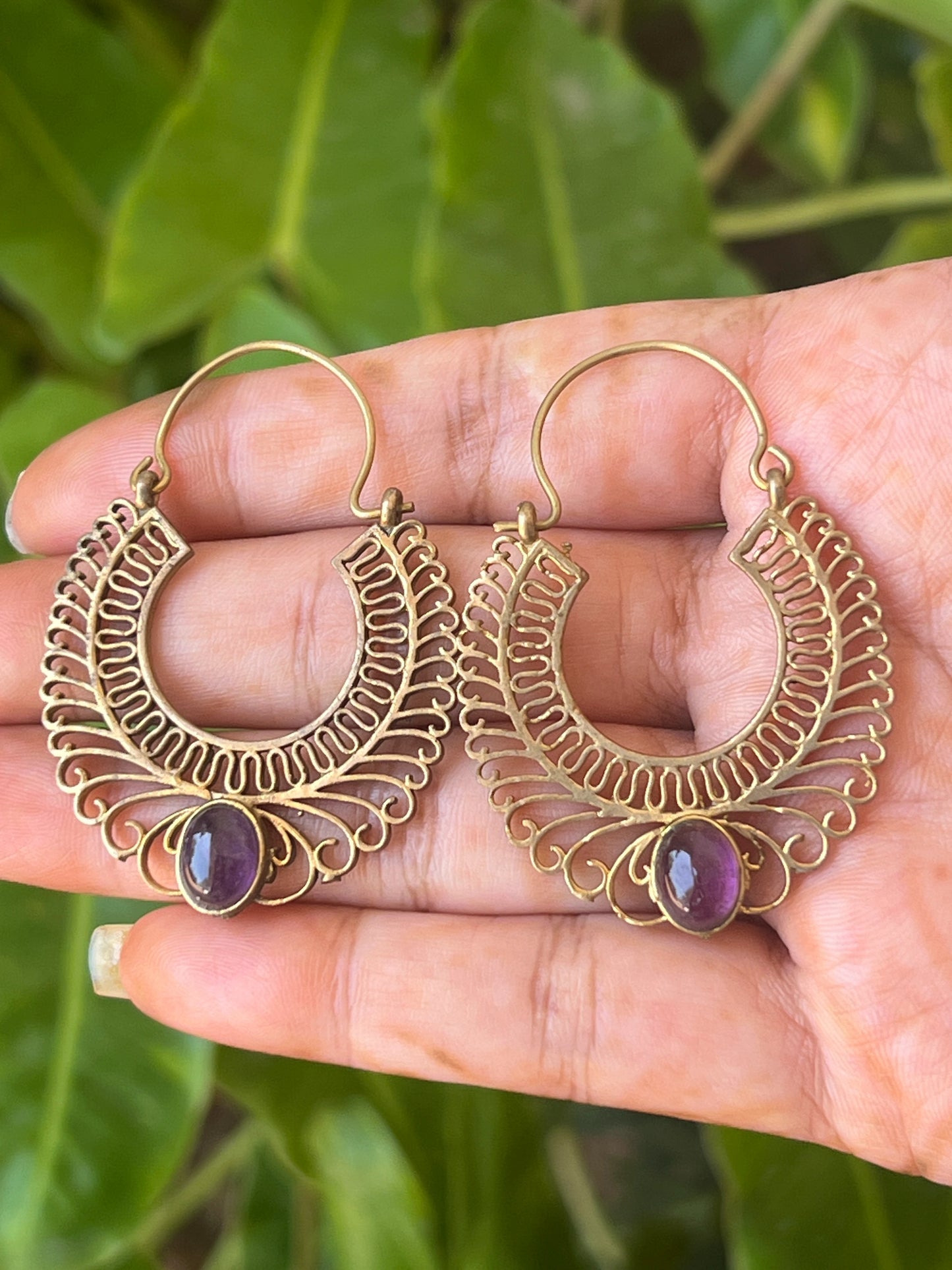 Brass hoops