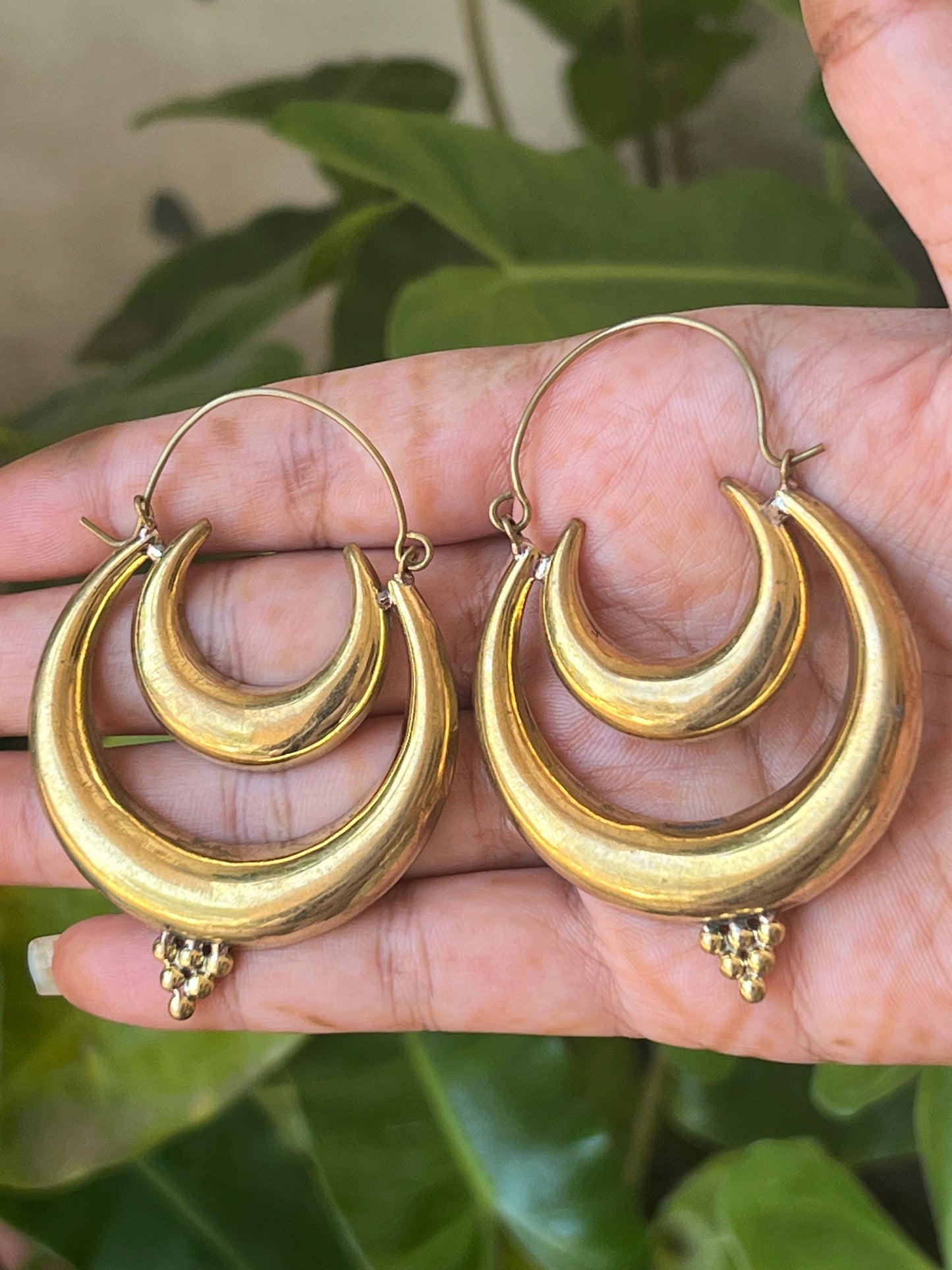 Brass hoops