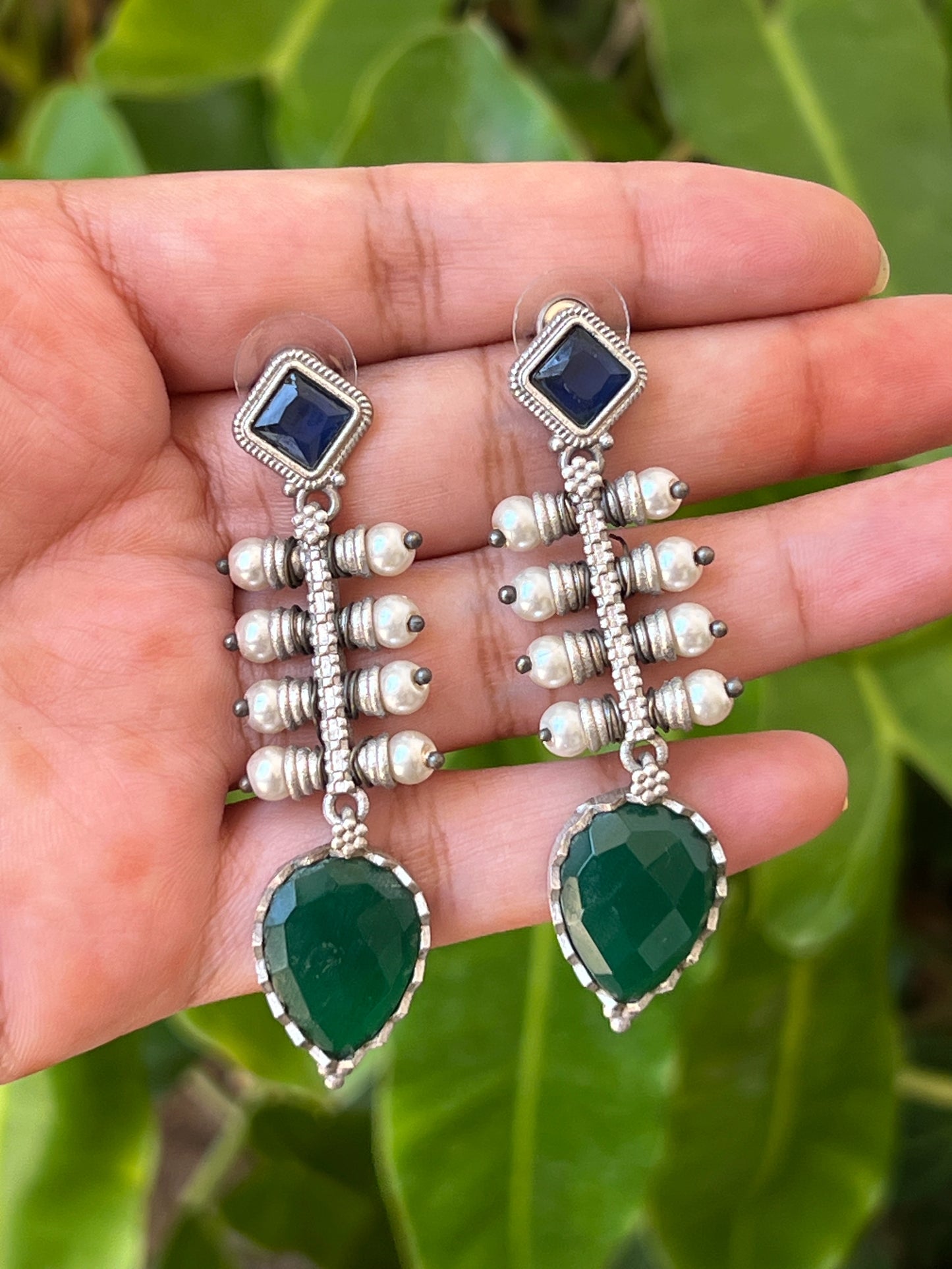 Oxidised earrings