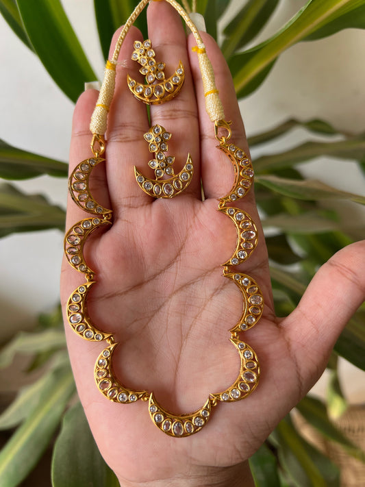 moon necklace set