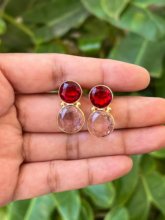 Stone earrings