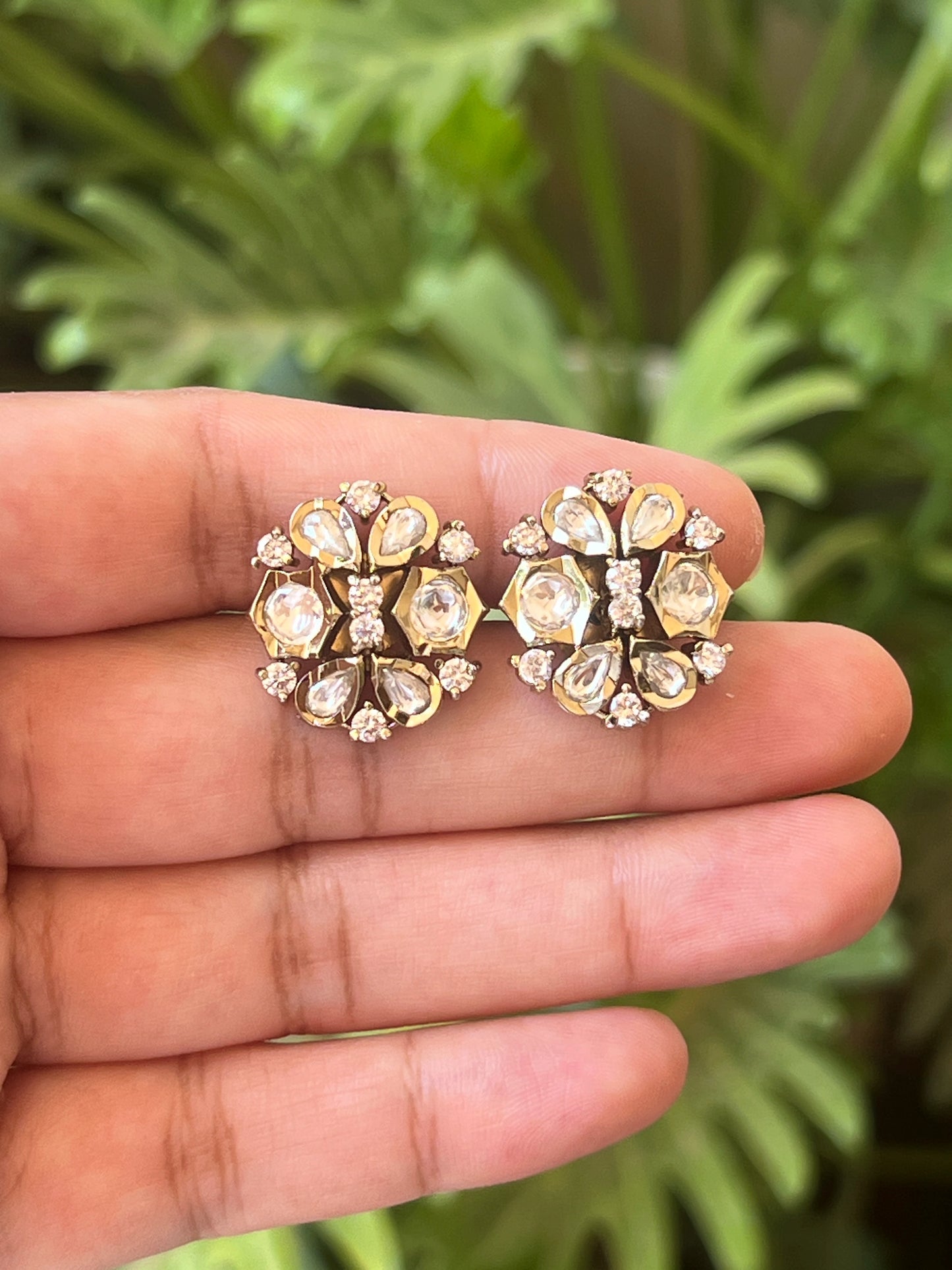 Polki studs