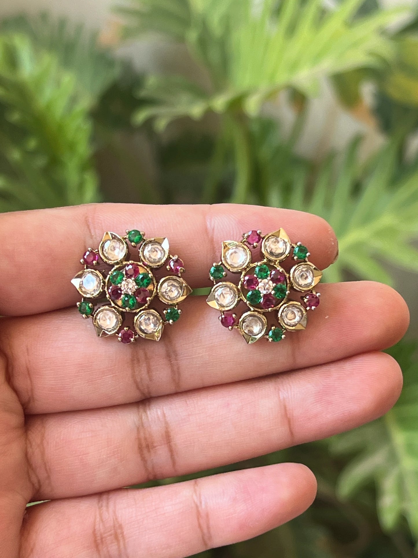Polki studs