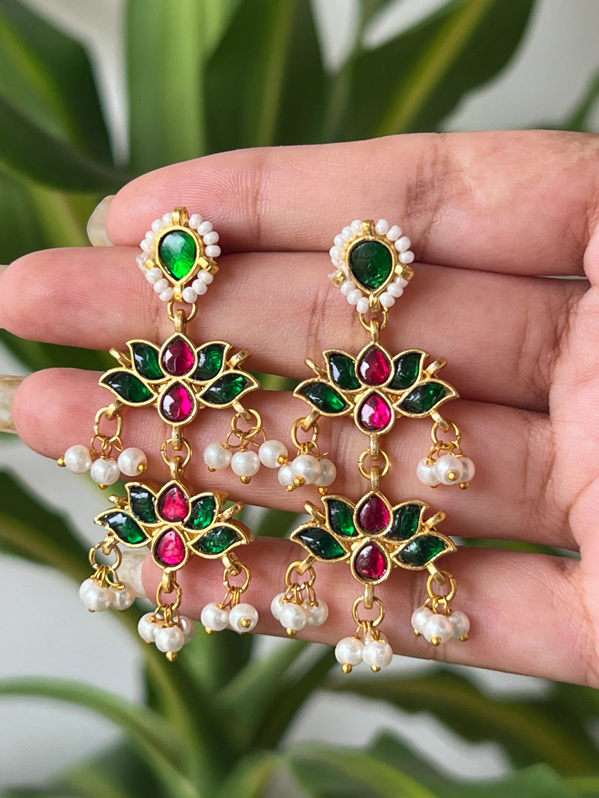 Kundan earings