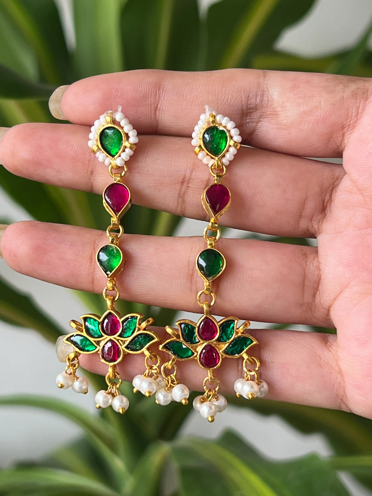 Kundan earings