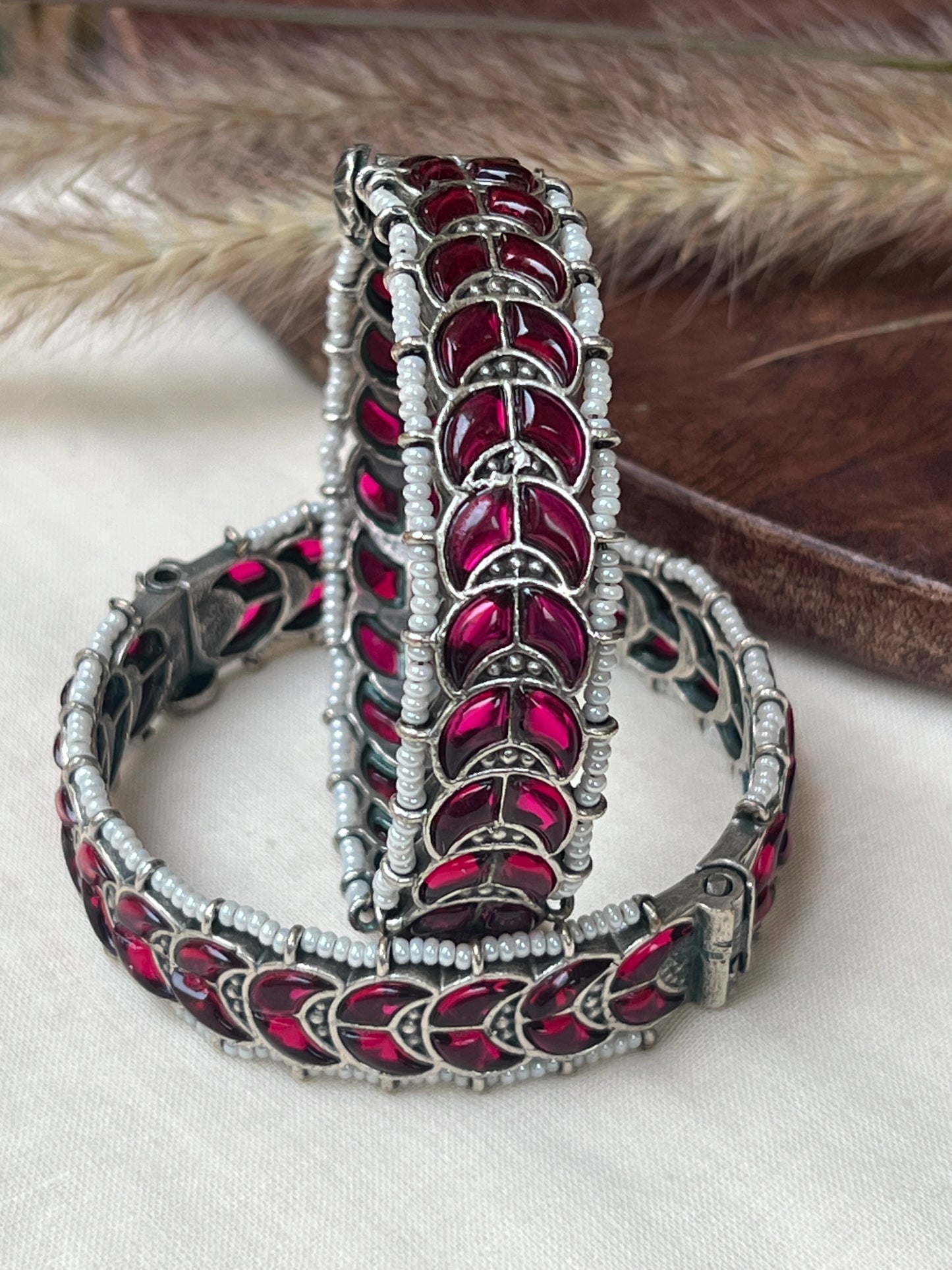 Kundhan stone bangles