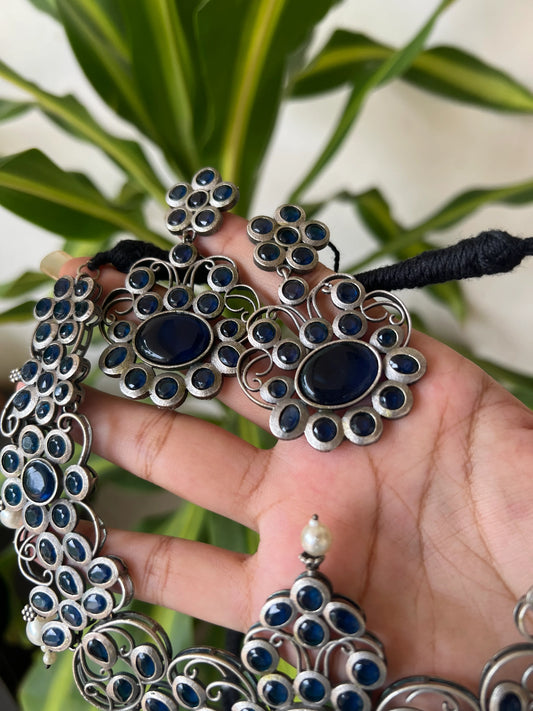Oxidised necklace set
