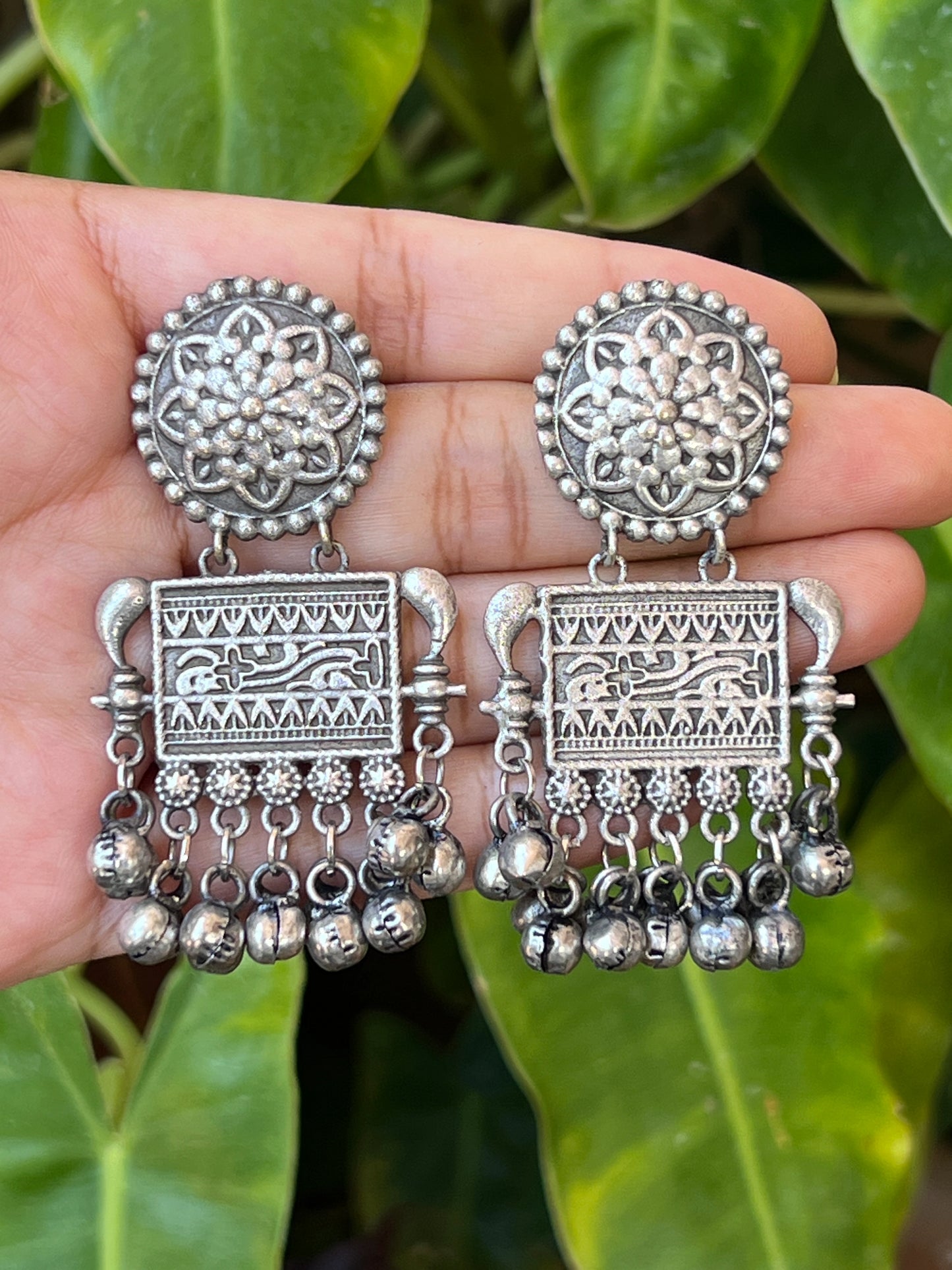Oxidised earrings