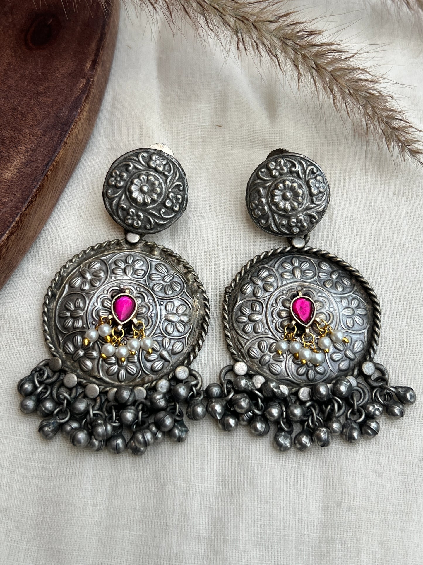 Kundhan Fusion earrings