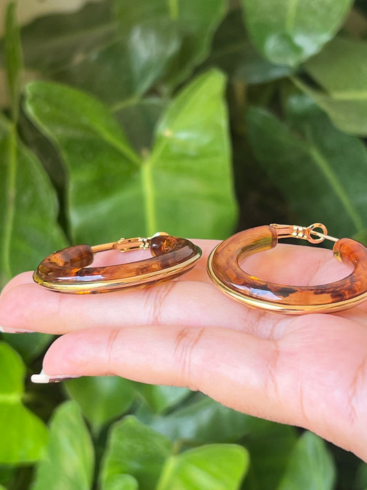 Brown hoops