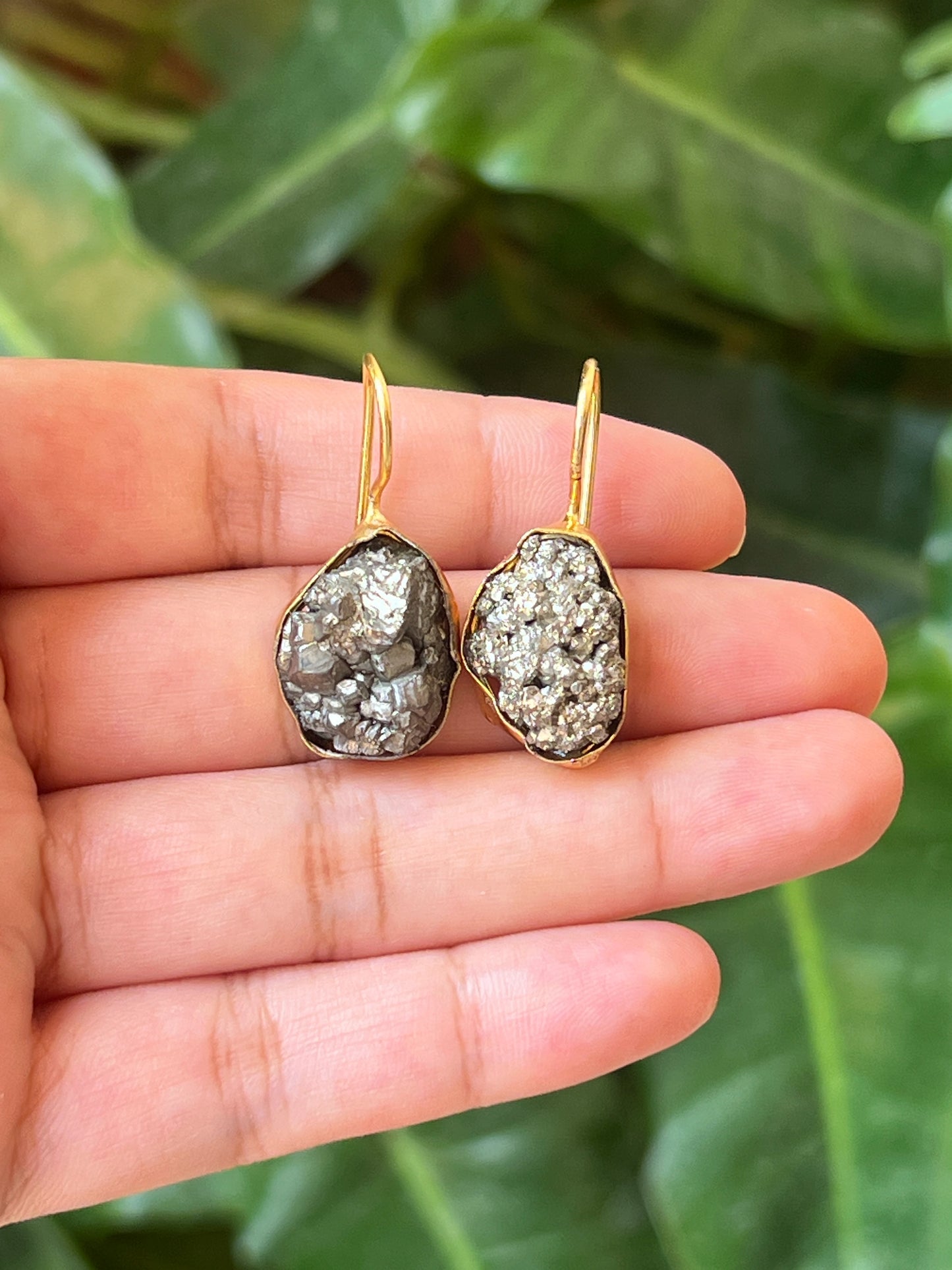 Stone earrings