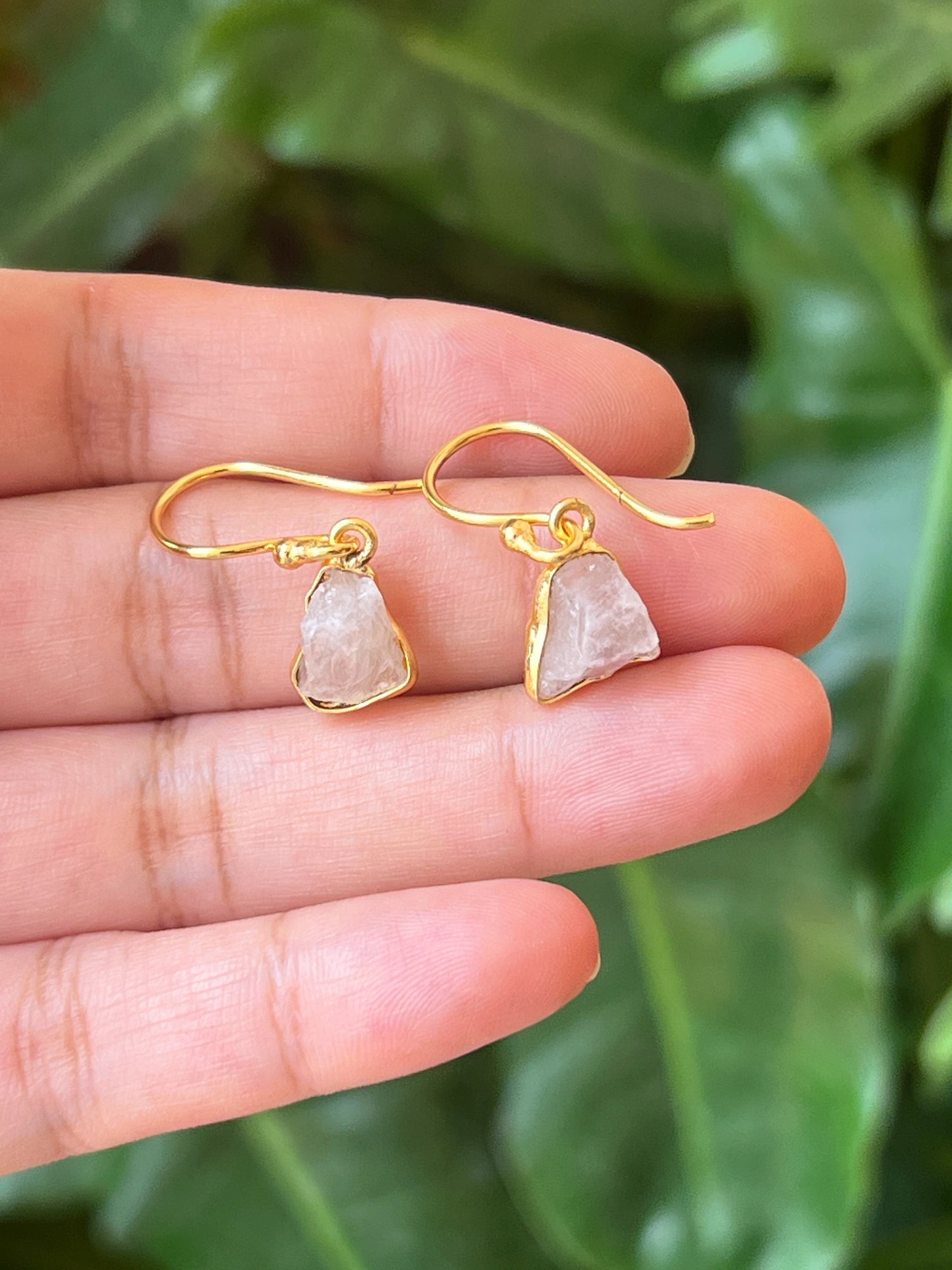 Stone earrings