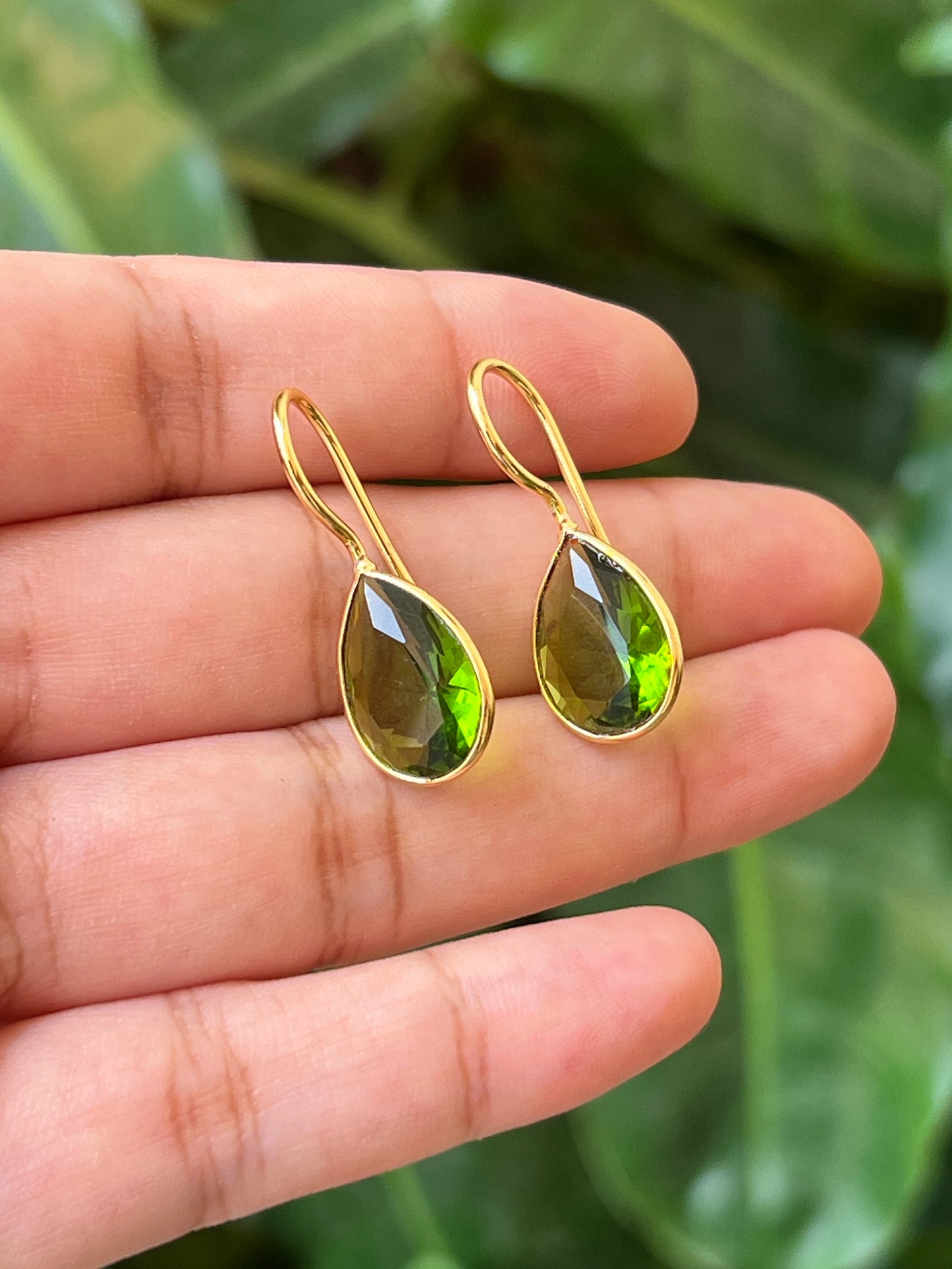 Stone earrings