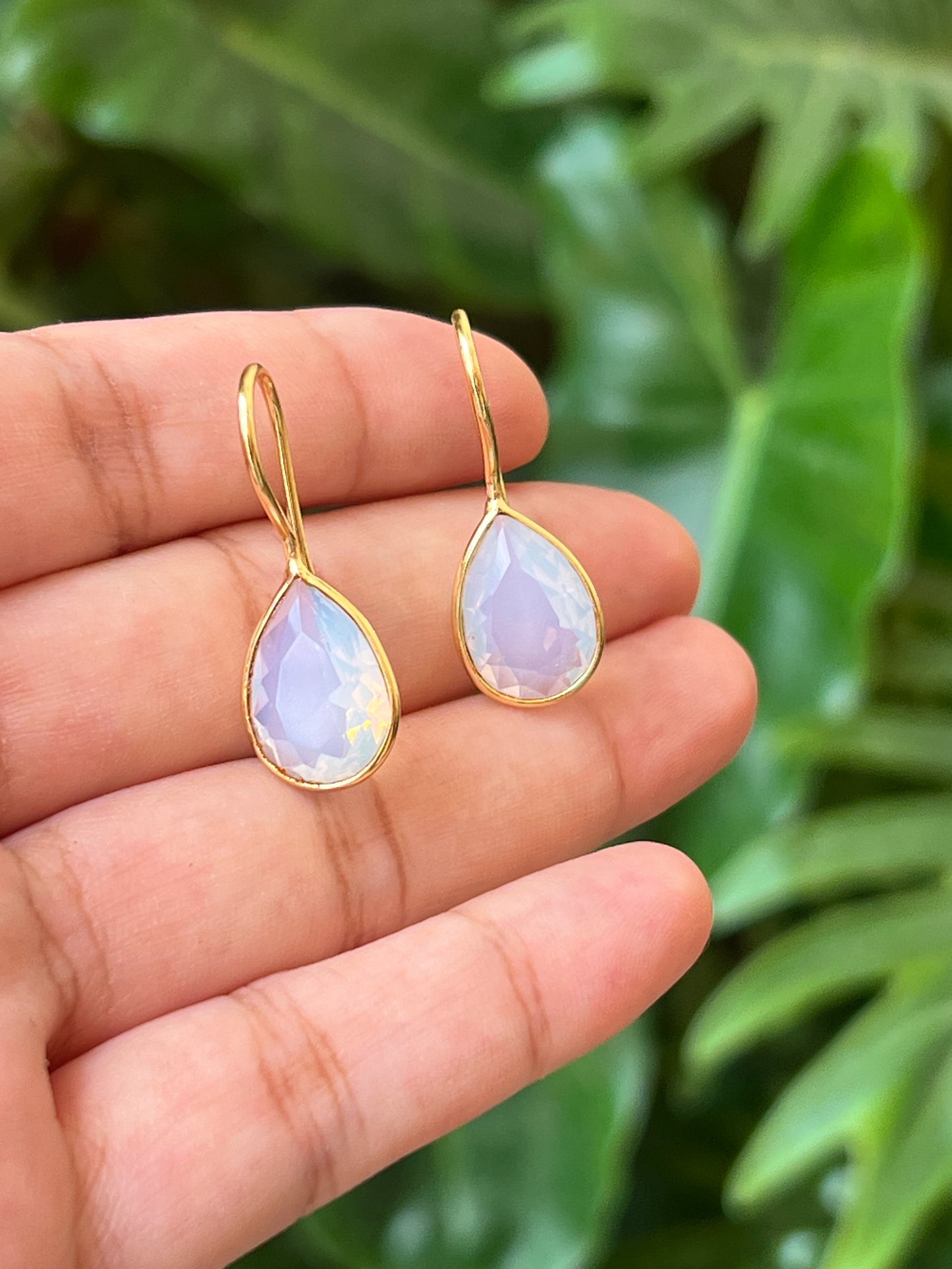 Stone earrings