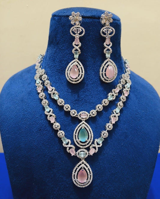 AD multi layer necklace set