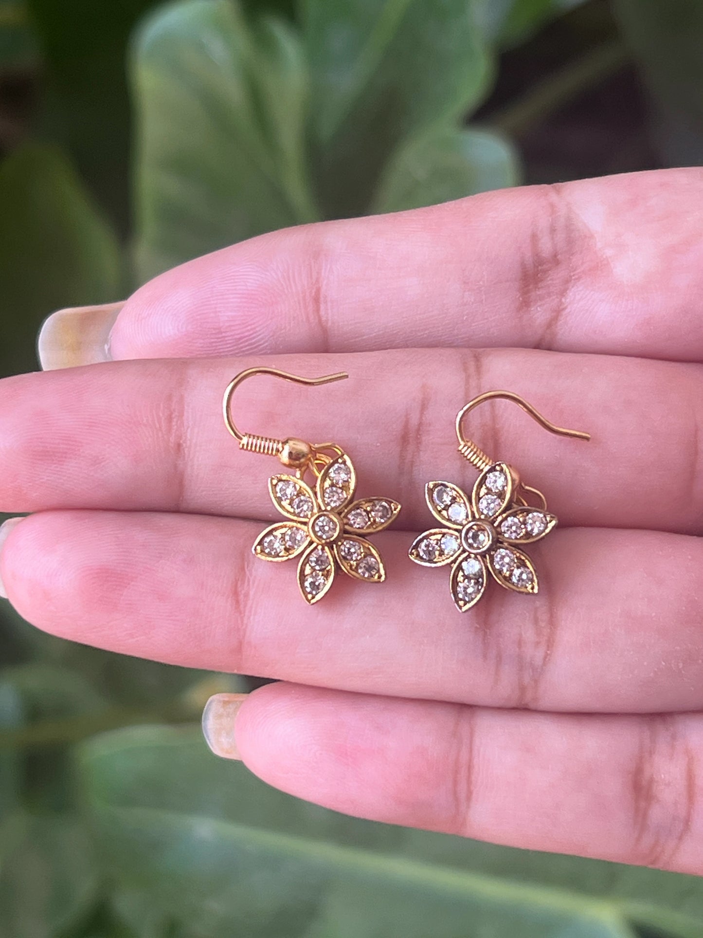 AD flower earrings