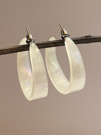 Marble white hoops