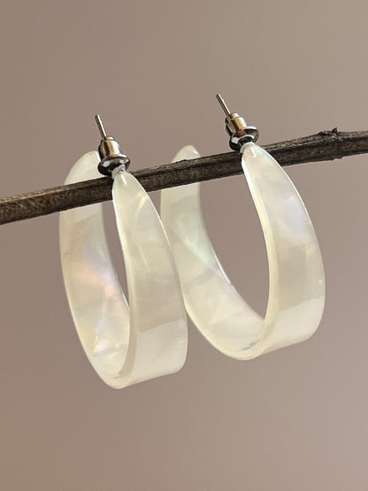 Marble white hoops