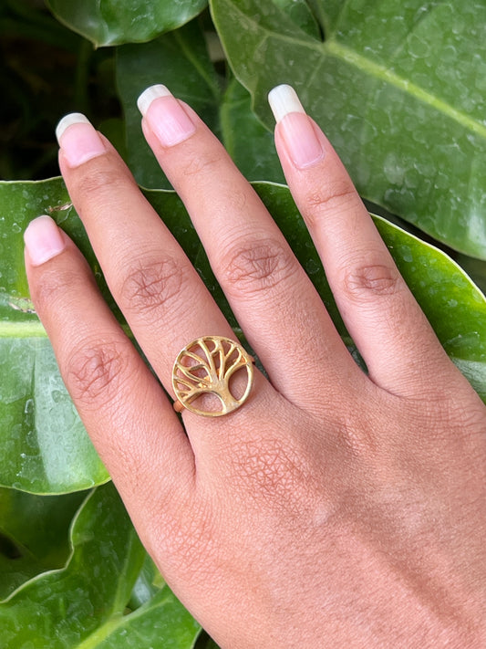 black stone ring