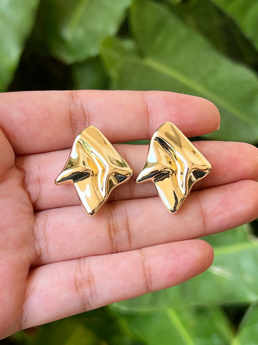 Korean gold plated earrings