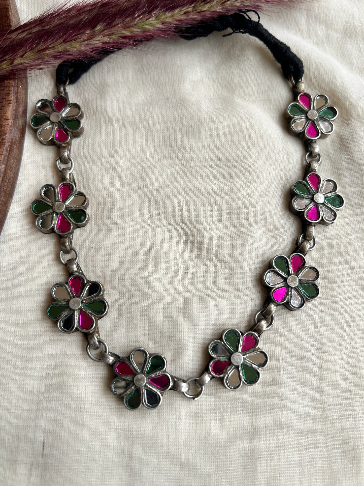 Glass Flower necklace