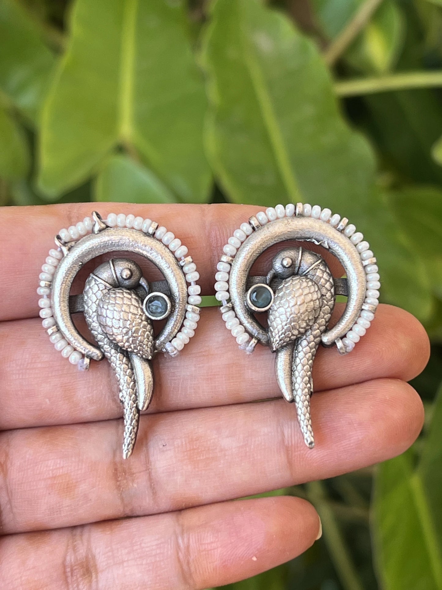 Parrot earrings