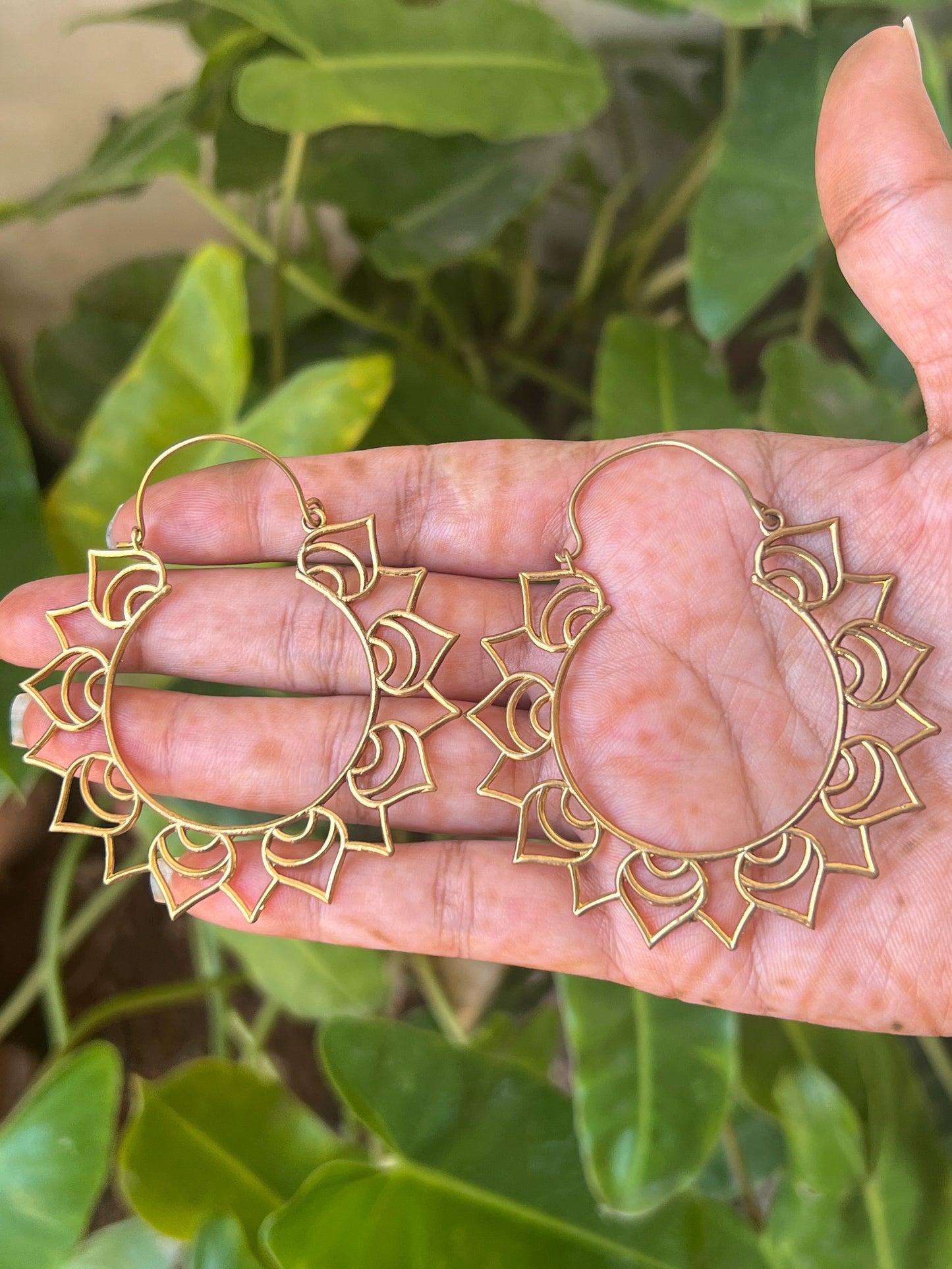 Brass hoops