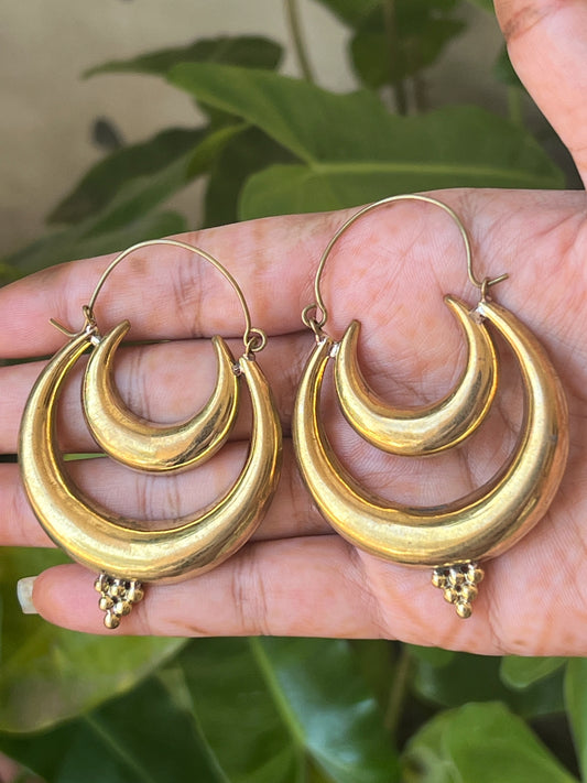 Brass hoops