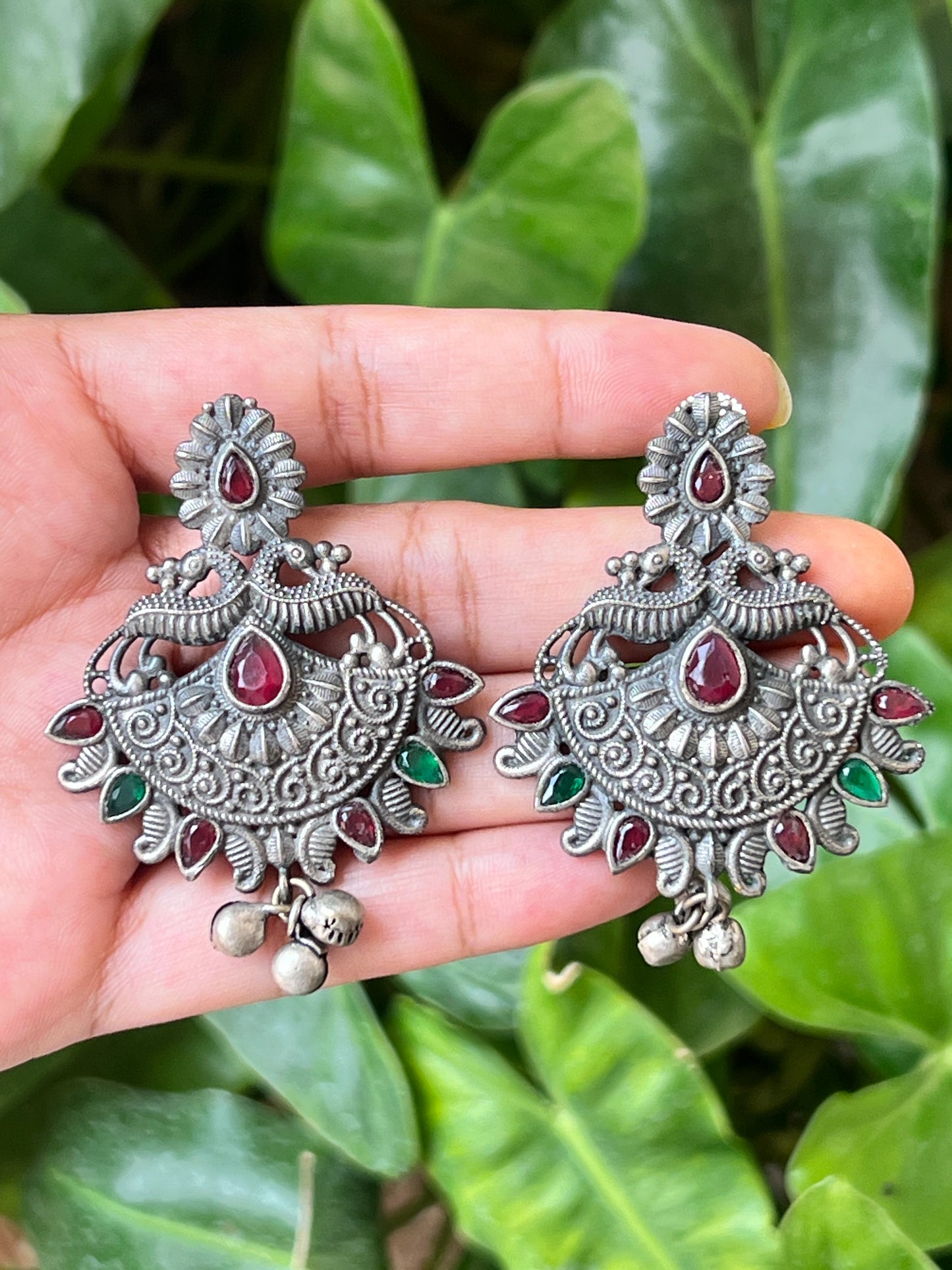 Oxidised earrings