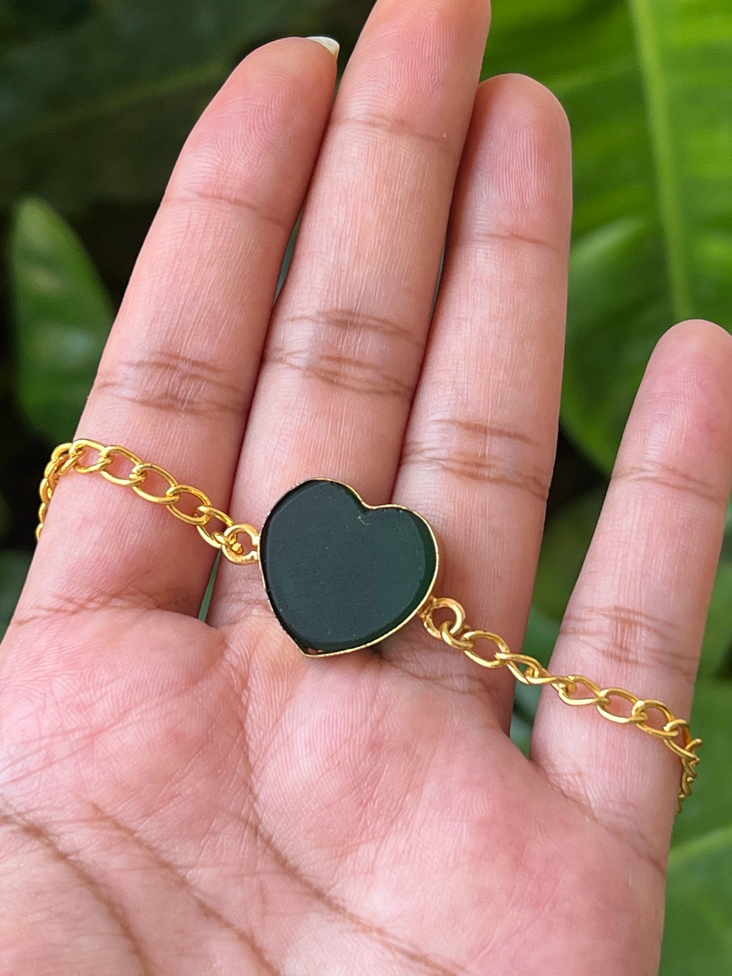 Heart bracelet/anklet