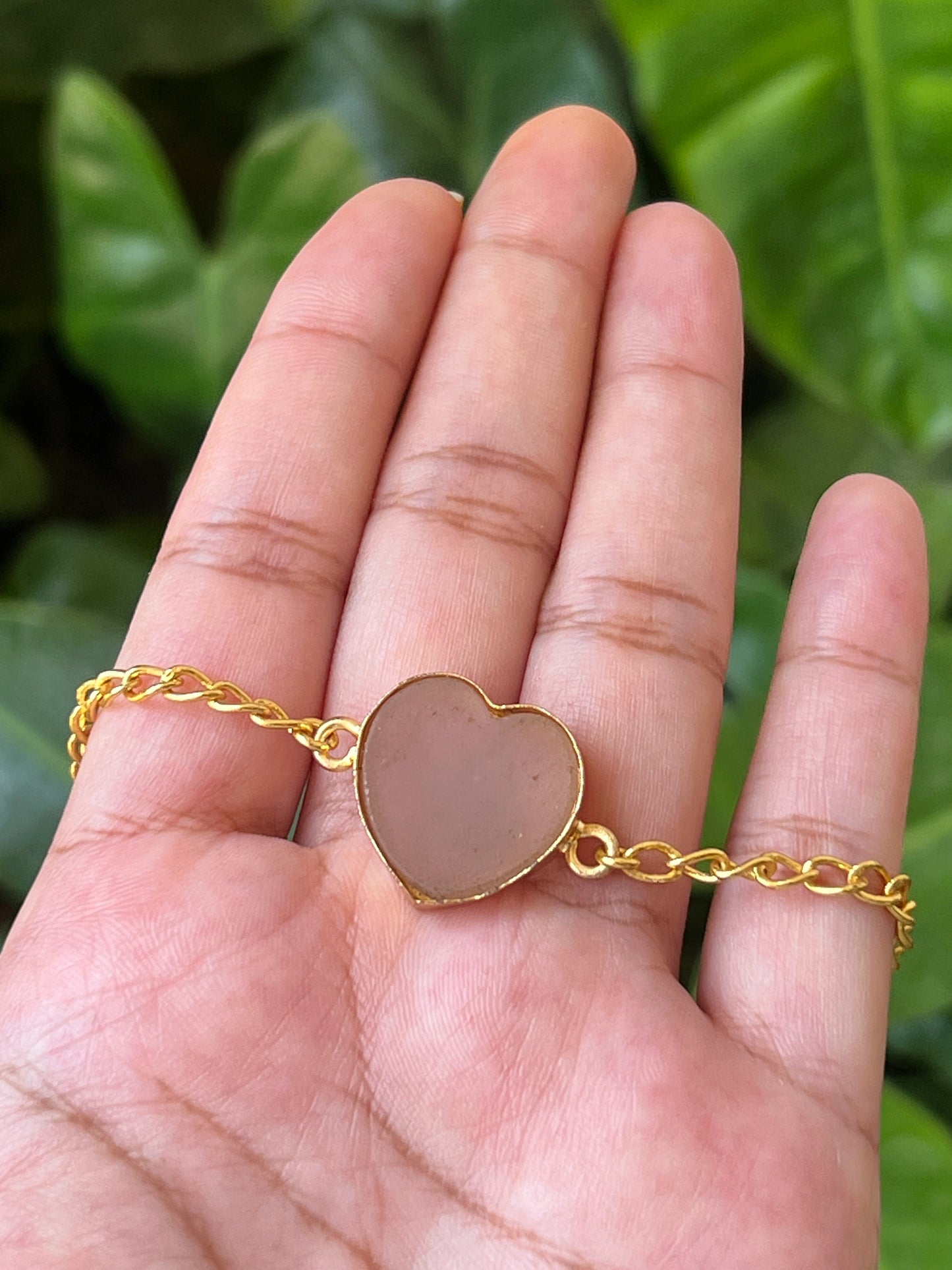 Heart bracelet/anklet