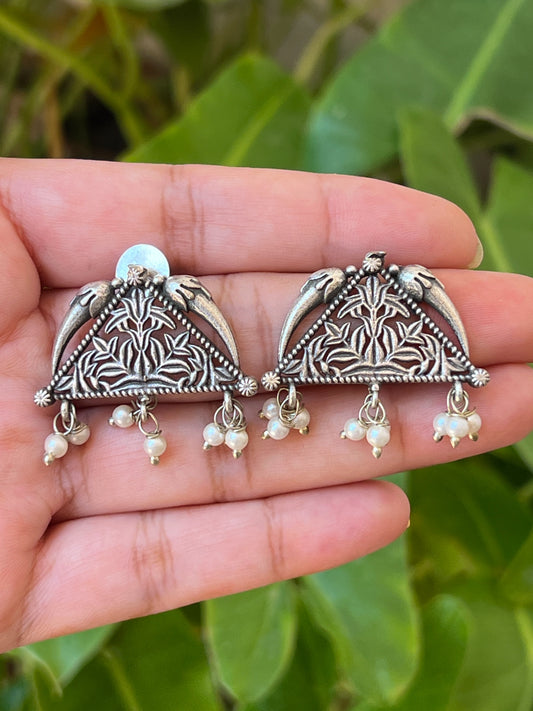 Oxidised earrings