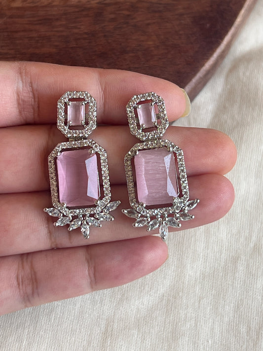 Pink AD earrings
