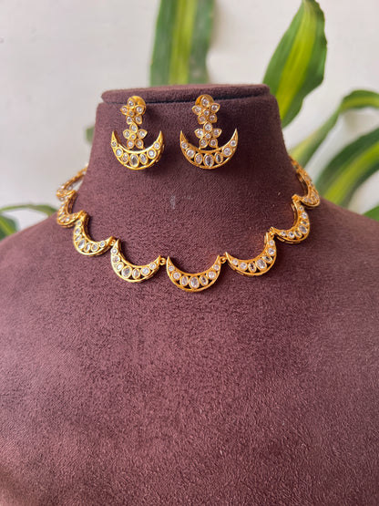 moon necklace set