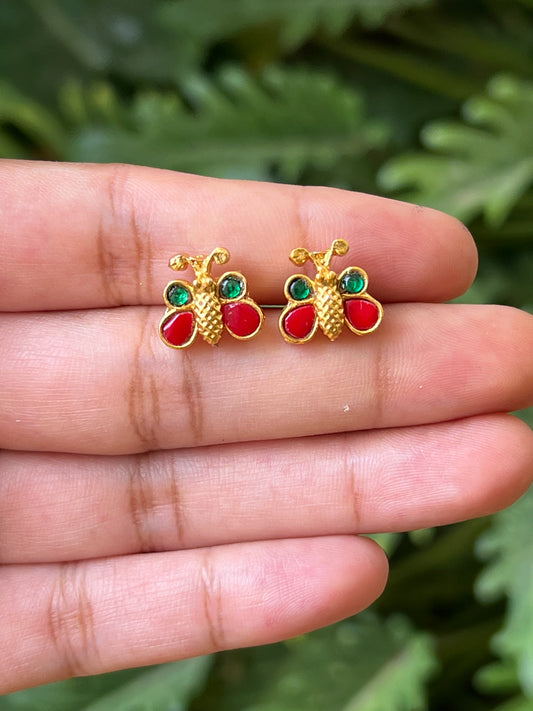 butterfly studs (multi)