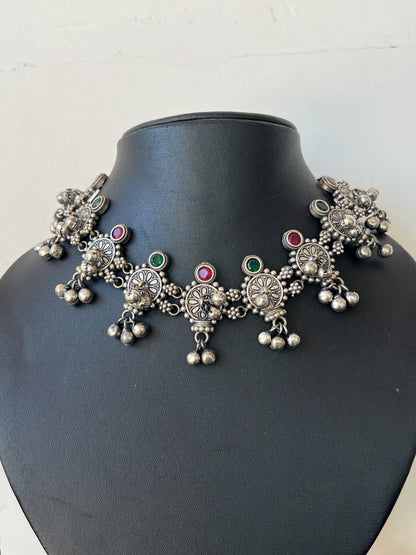 Oxidised necklace