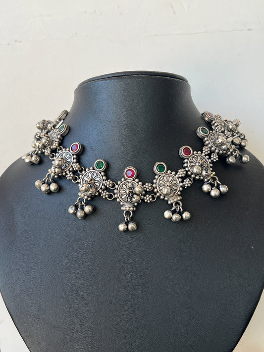 Oxidised necklace