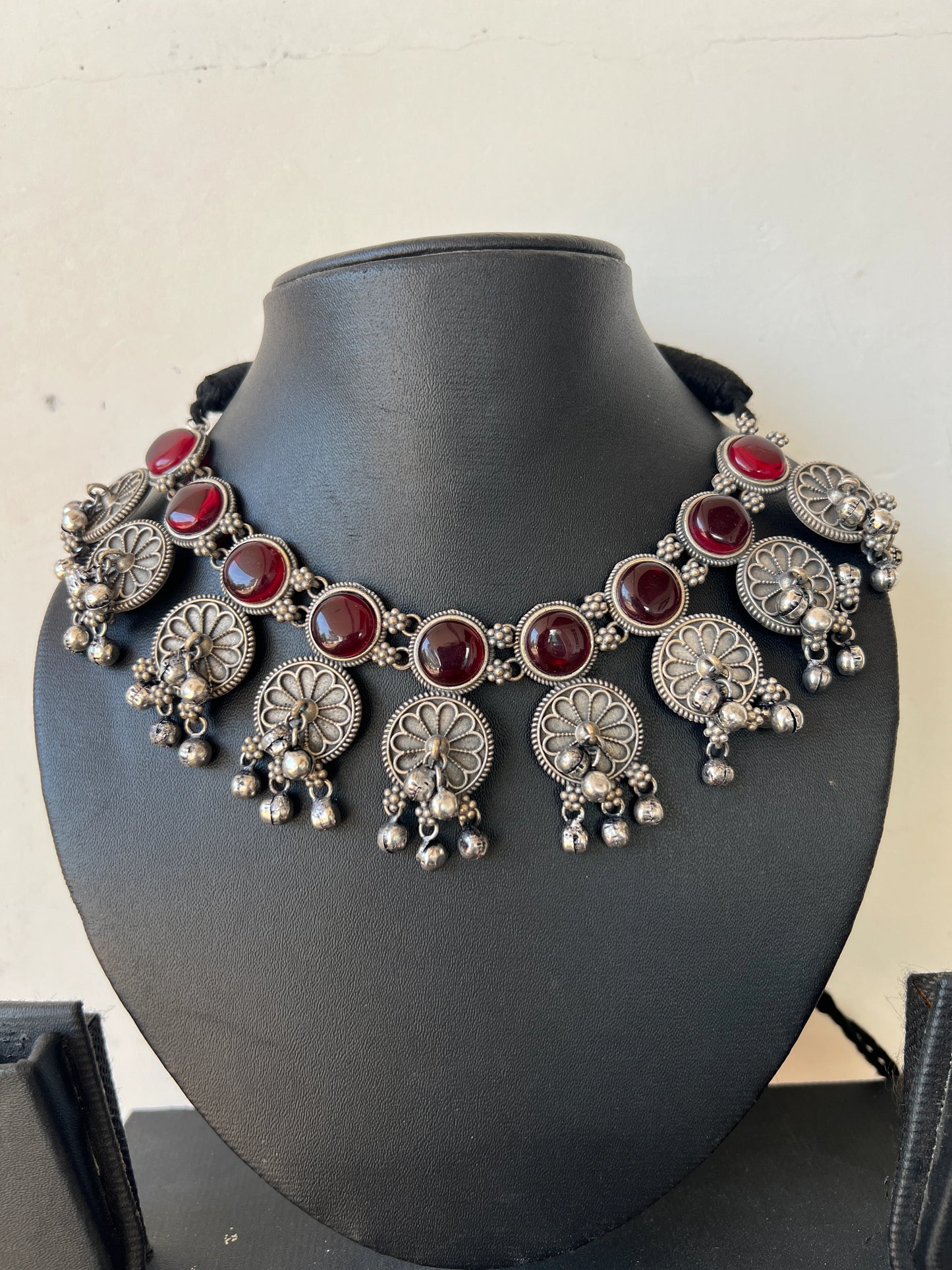 Oxidised necklace