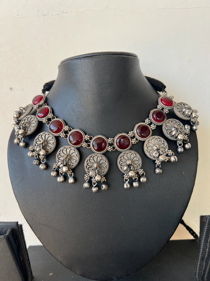Oxidised necklace