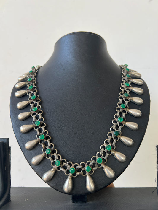 Oxidised necklace