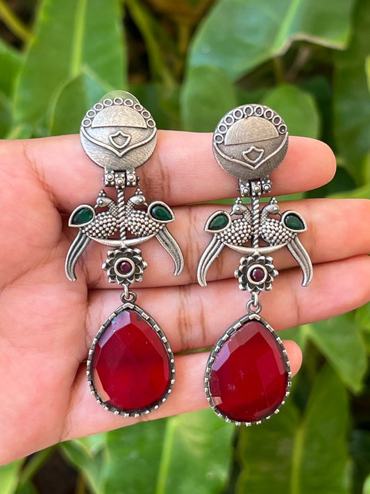 Oxidised earrings