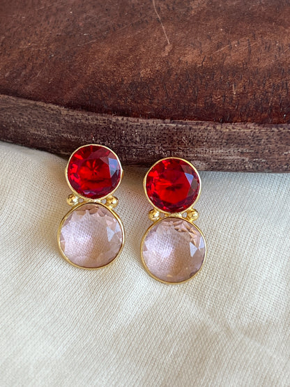 Stone earrings