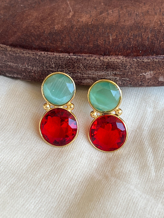 Stone earrings