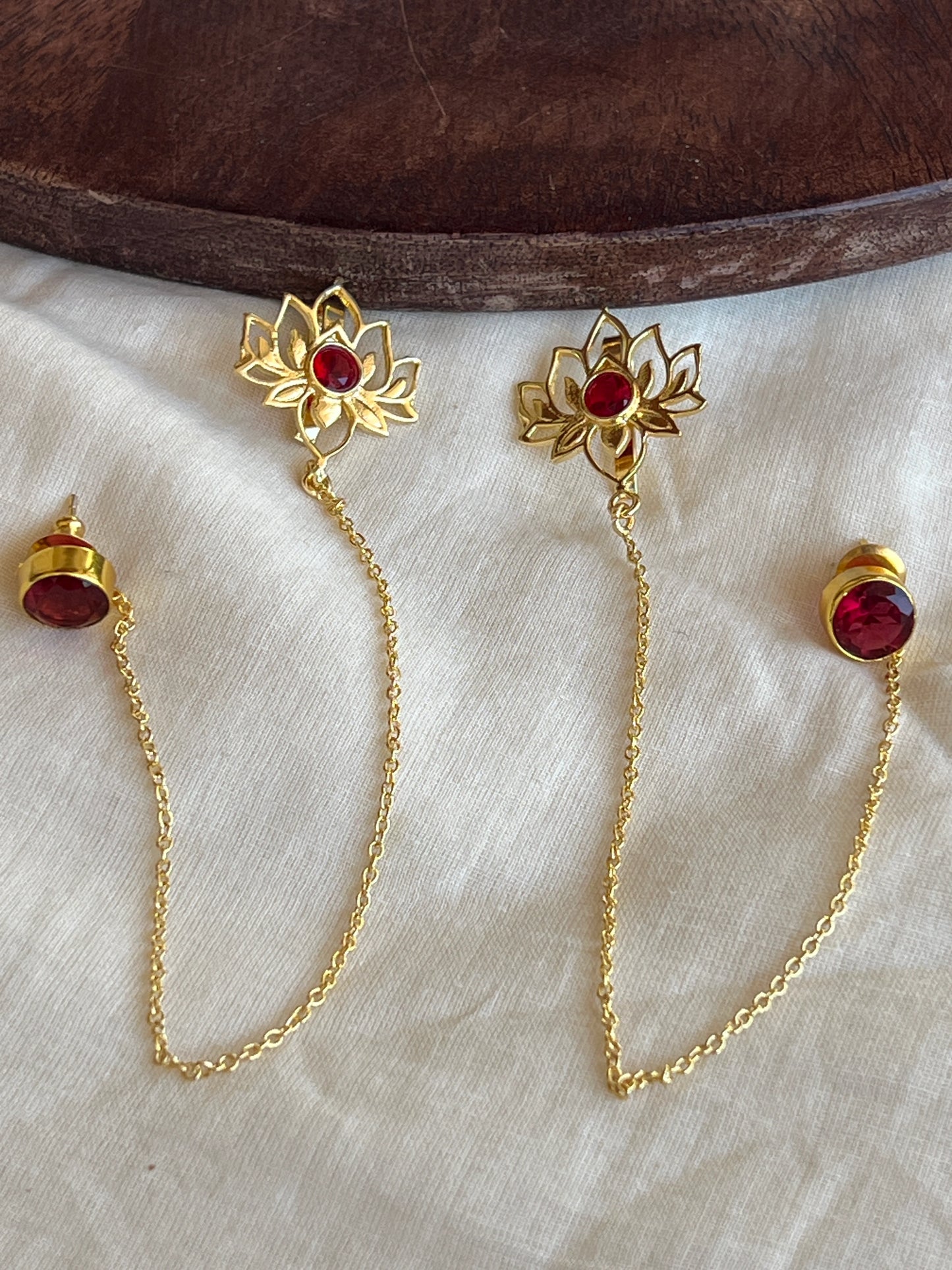 Padmini earrings RED