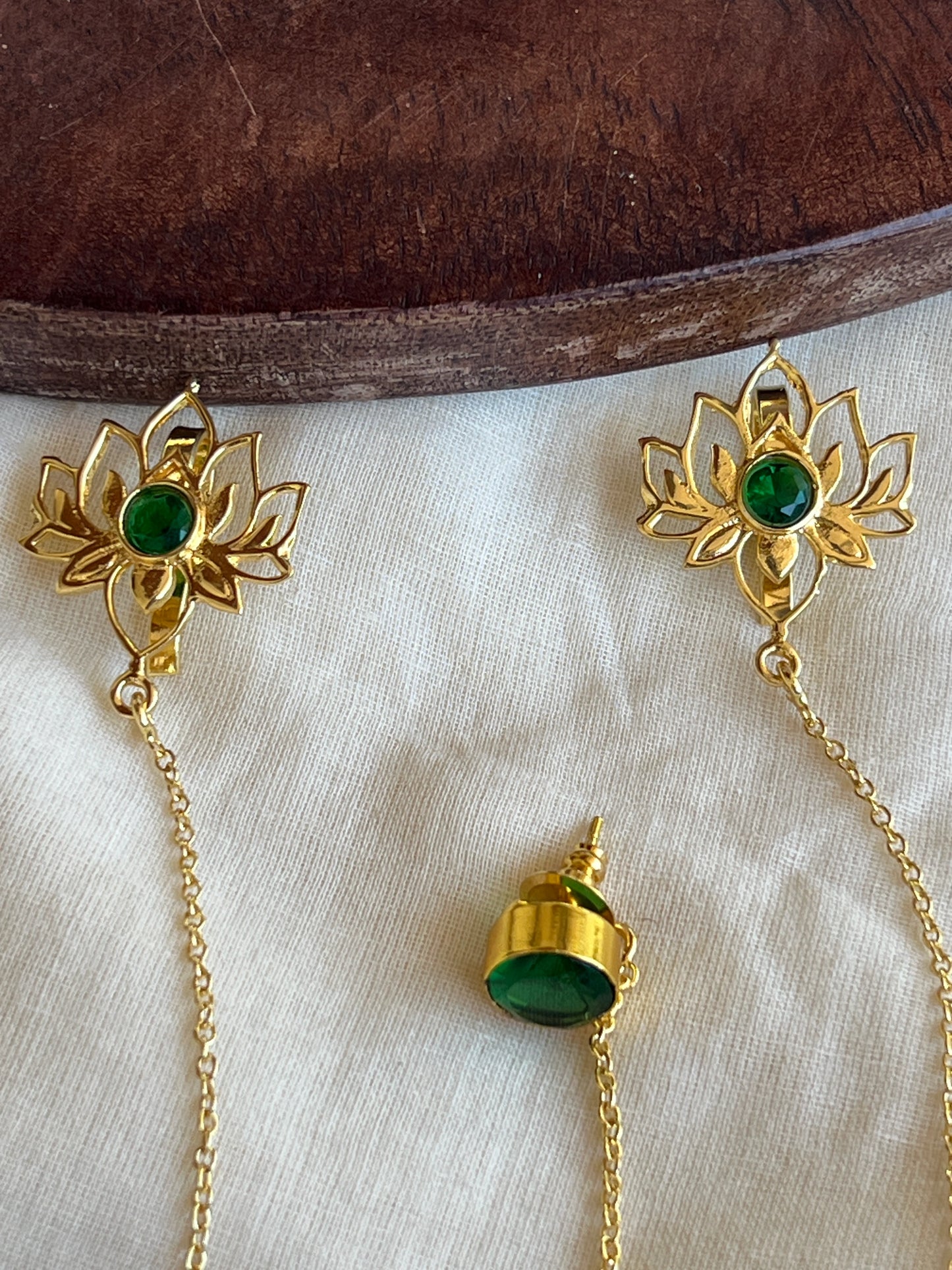 Padmini earrings GREEN