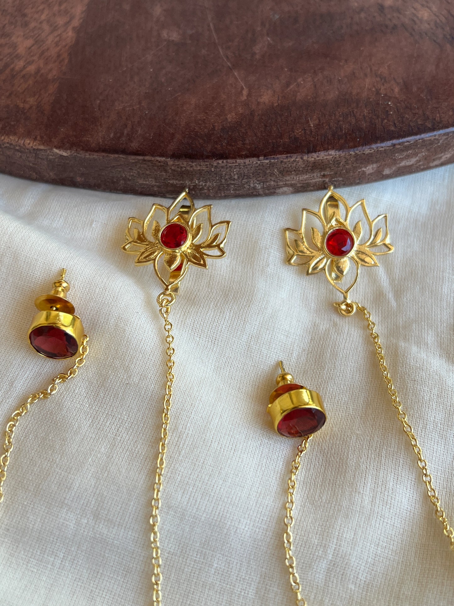Padmini earrings RED