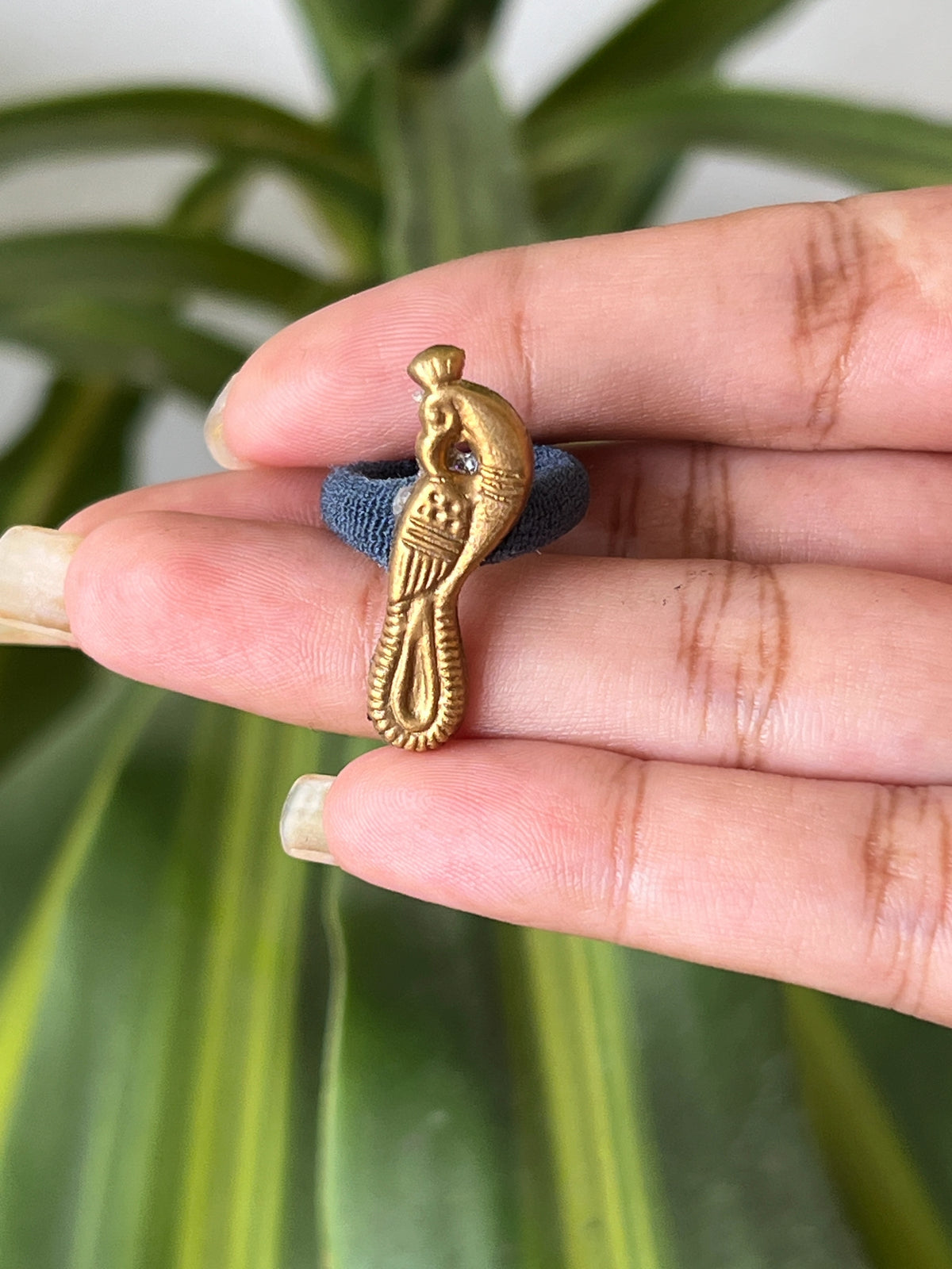 Brass Peacock colour Band