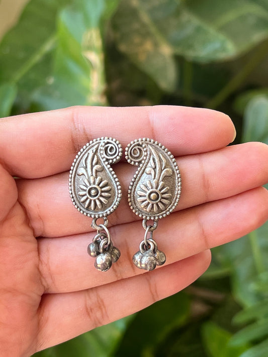 Mango oxidised earrings
