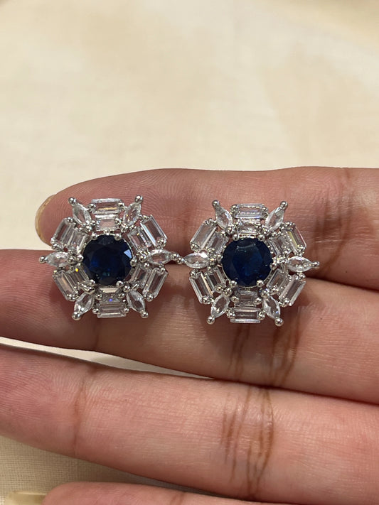 Blue stone studs